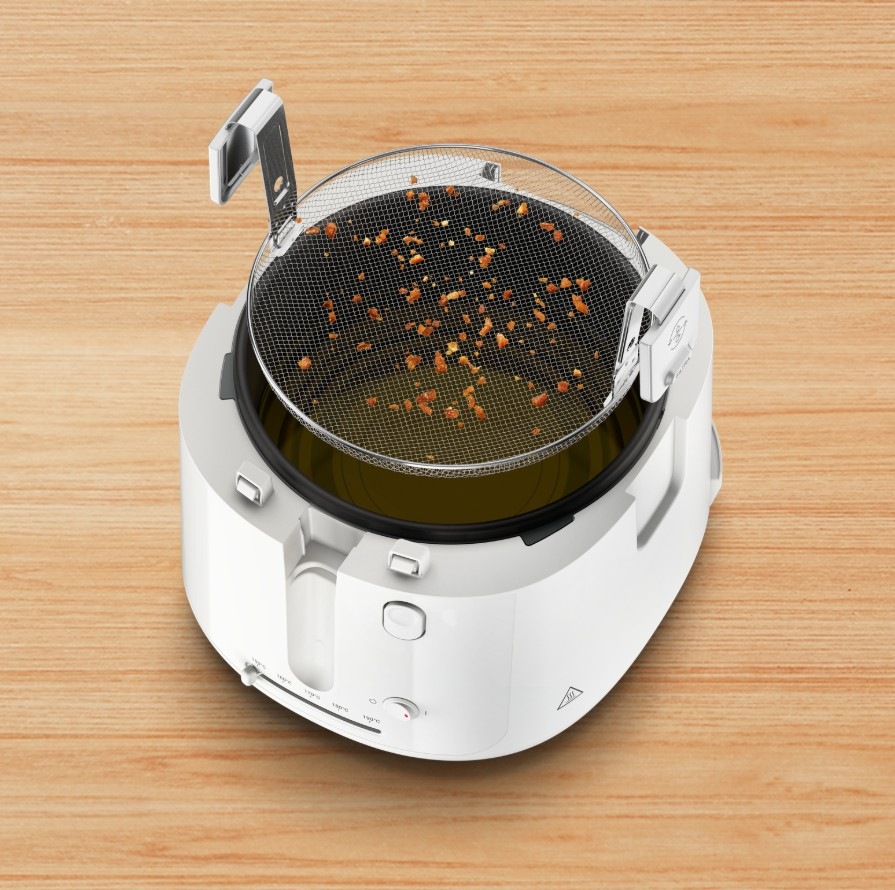 Fritéza Tefal Filtra Vision FF2541E0 biela Detail filtračného sita Fritézy Tefal Filtra Vision, FF2541E0