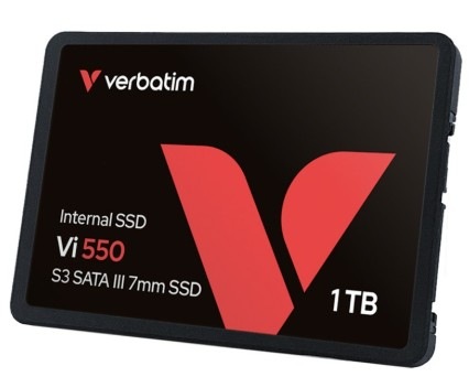SSD Verbatim Vi550 S3 1TB SATA čierny SSD Verbatim Vi550 S3 1TB SATA - černý