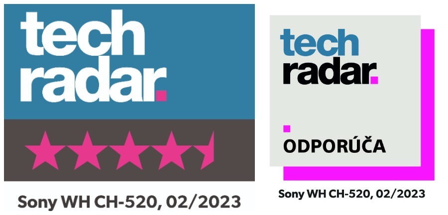 Ocenenie pre slúchadlá Sony WH CH-520