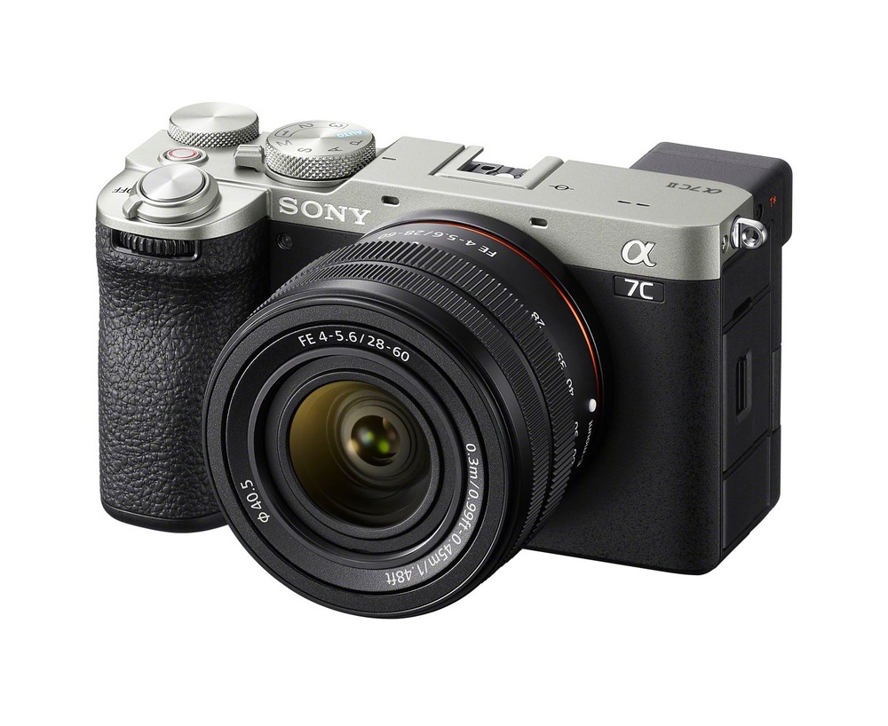 Digitálny fotoaparát Sony Alpha A7C II + 28-60 mm strieborný