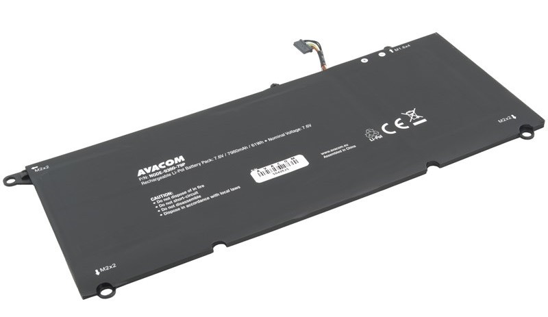 Batéria Avacom Dell XPS 13 9360 Li-Pol 7,6V 7980mAh 61Wh Batéria Avacom Dell XPS 13 9360 Li-Pol 7,6V 7980mAh 61Wh