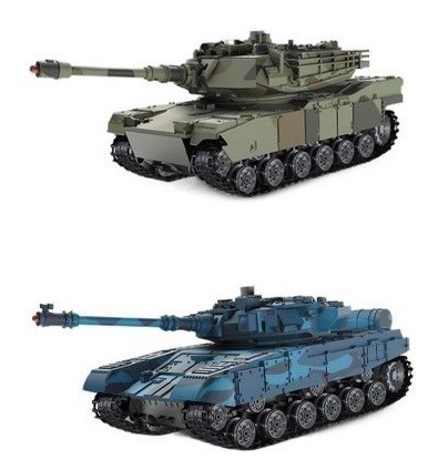 RC tank Alltoys Tanky infrared modrá/maskáčová farba