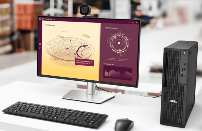 Stolný počítač Dell Pro Slim QCS1255 čierny Stolný počítač Dell Pro Slim QCS1255 čierny