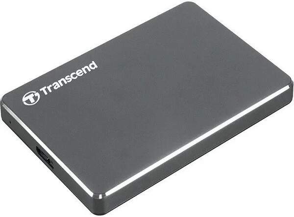 Externý pevný disk Transcend StoreJet 25C3N 2TB, USB 3.0 (3.1 Gen 1) sivý