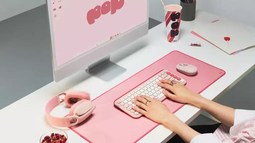 Klávesnica Logitech POP ICON, US layout fialová LOG920013074_03