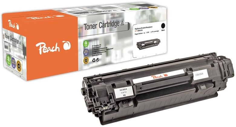 Čierny toner Peach HP 35A, CB435A s výťažnosťou 1500 strán