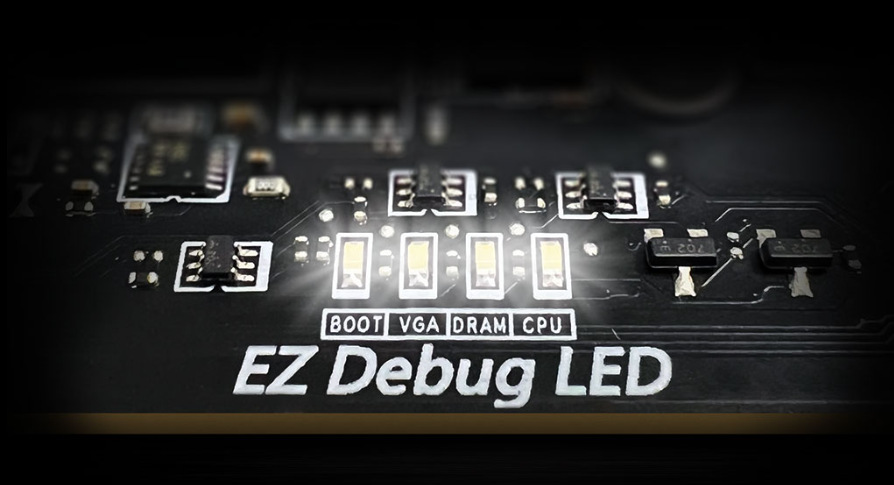 Základná doska MSI PRO B760-P WIFI DDR4 MSI PRO B760-P WIFI ponúka aj ľahkú diagnostiku vďaka technológii EZ Debug LED