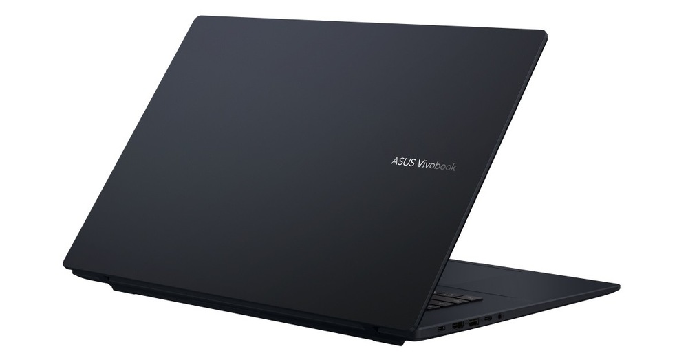 Pootvorený notebook Asus Vivobook 18 zozadu