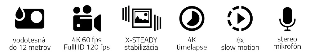 Outdoorová kamera Niceboy VEGA X PRO čierna Outdoorová kamera Niceboy VEGA X PRO čierna