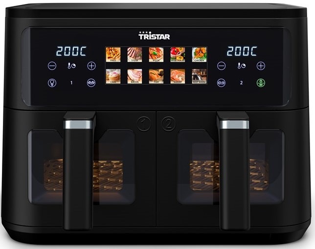 Fritéza teplovzdušná Tristar FR-9075 2x 4,5 l čierna