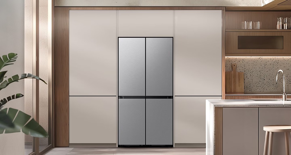Americká chladnička Samsung RM70F63NEREO nerez/ocel Americká chladnička Samsung RN70F63NEREO v kuchyni