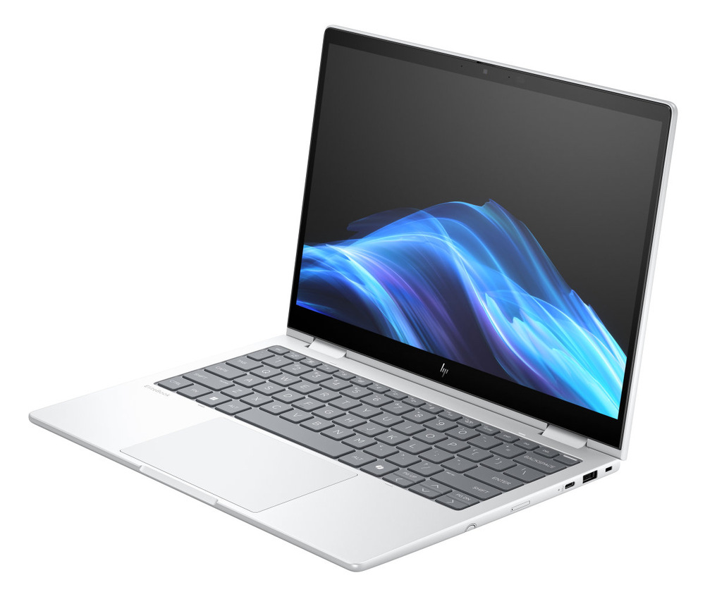 Notebook HP EliteBook 8 Flip G1i 13" strieborný Integrovaná grafika Intel Graphics spoľahlivo zvládne multimédiá aj videokonferencie.
