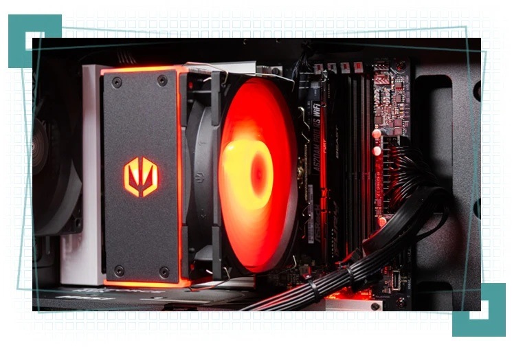 Herný počítač HAL3000 Online Gamer čierny WiFi 6E a LAN 2,5G s NVIDIA Reflex 2 zaisťujú rýchle pripojenie a minimálnu odozvu pre presné kompetitívne hranie.