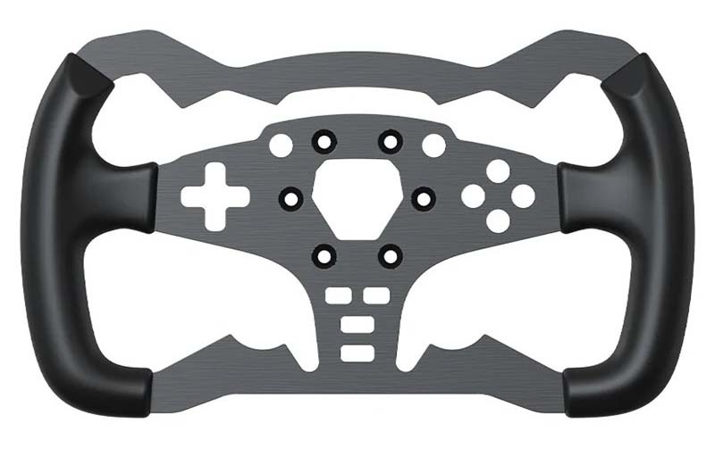 Veniec volantu Moza Racing ES Formula Wheel Mod v čiernej farbe.