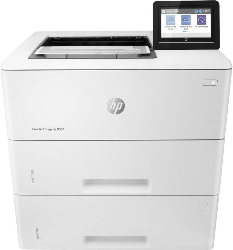 Tlačiareň laserová HP LaserJet Enterprise M507x biela