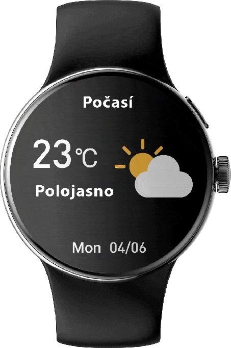 Inteligentné hodinky Carneo Matrixx HR+ čierne