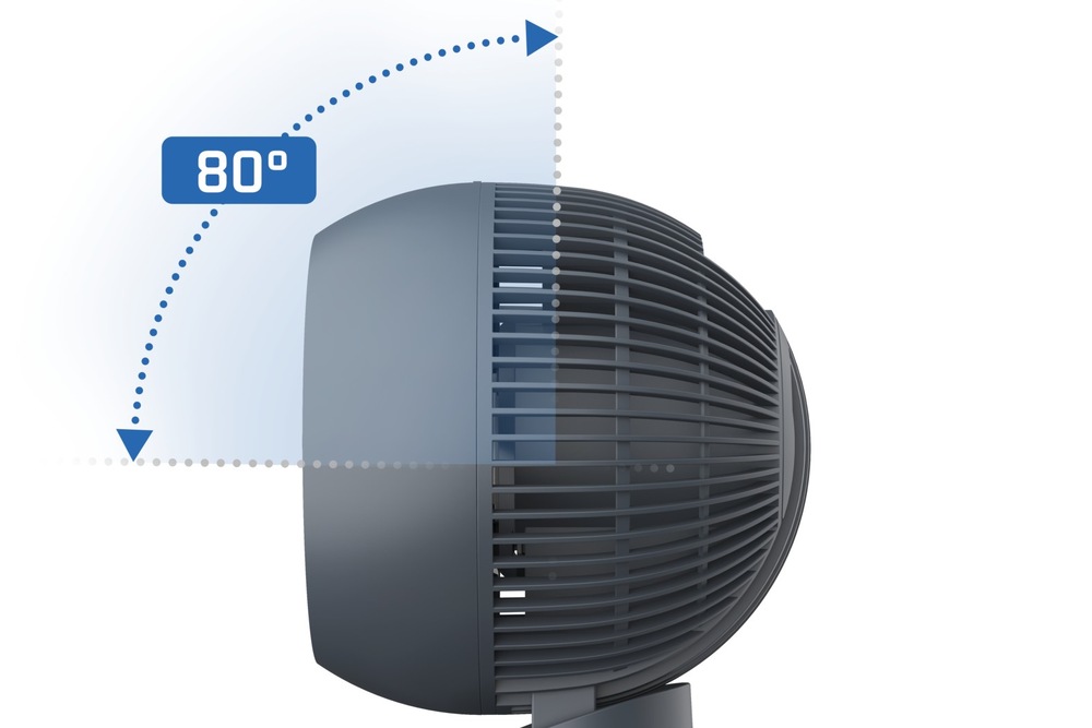 Ventilátor stolový Rowenta QV2540F0 Turbo Twist Compact sivý „Rowenta