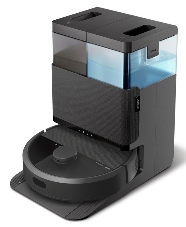 Robotický vysávač iRobot Roomba Plus 405 Combo + AutoWash dock (Black) čierny