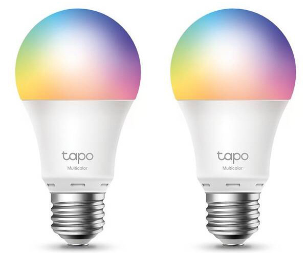 Inteligentná žiarovka TP-Link Tapo L530E Smart, 8,7 W, E27, viacfarebná, 2ks