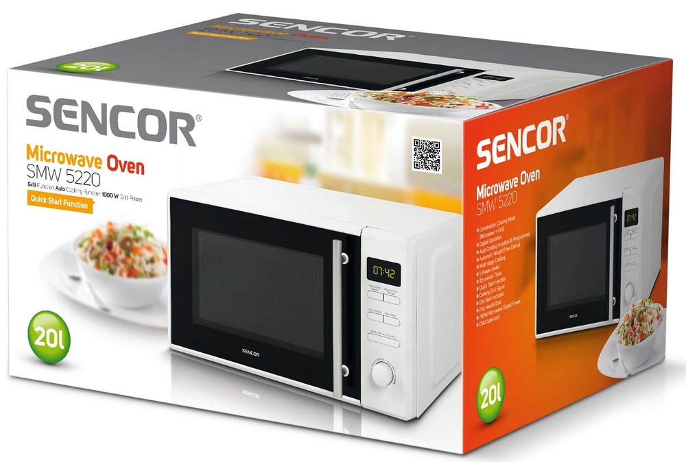 Mikrovlnná rúra Sencor SMW 5220 biela Mikrovlnná rúra Sencor SMW 5220 biela
