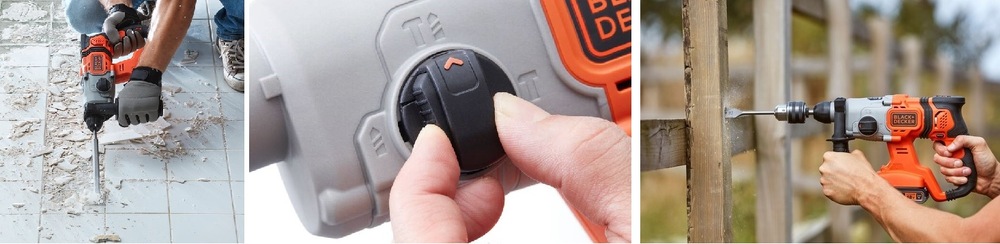 Kladivo Black-Decker BCD900D1S-QW (s batériou) Kladivo Black-Decker BCD900D1S-QW (s batériou)