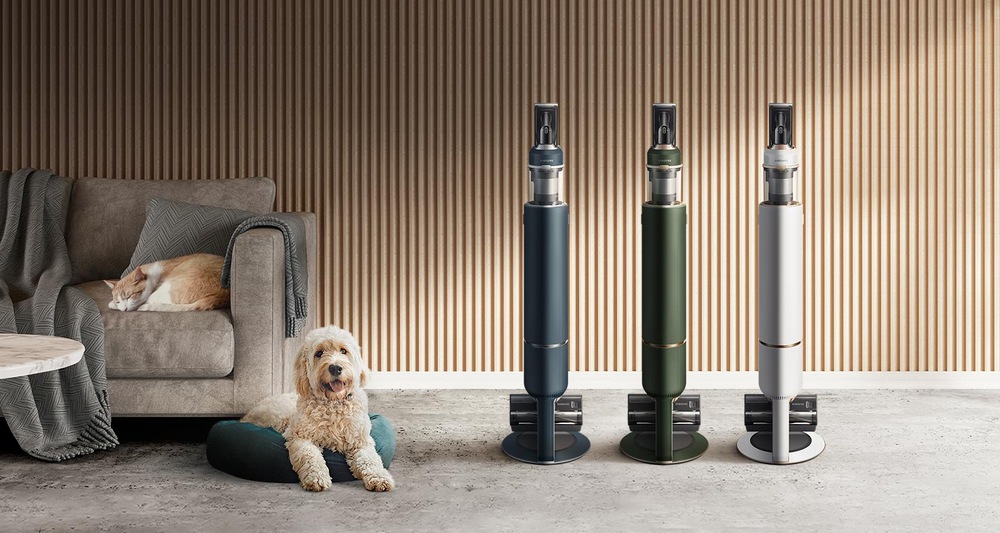 Tyčový vysávač Samsung BESPOKE JET pet VS20B95823W/GE Tyčový vysávač Samsung BESPOKE JET pet VS20B95823W/GE