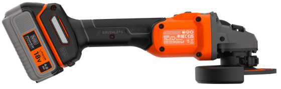 Uhlová brúska akumulátorová Black-Decker BCG6L8F1S-QW (s batériou) Uhlová brúska Black-Decker BCG6L8F1S-QW (s batériou)