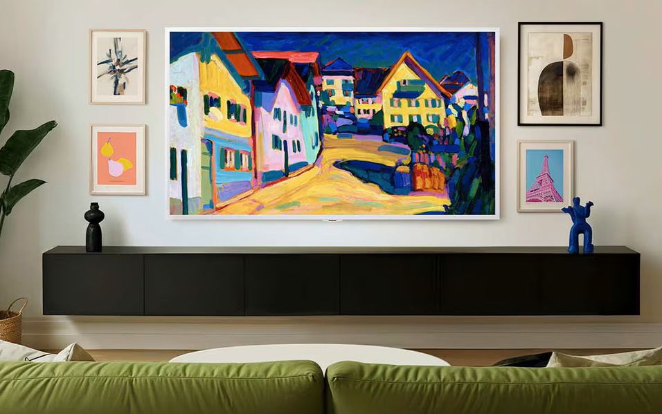 Televízor LG 55LX7B6LA Vymeniteľné rámy a LG Gallery+ umožňujú ľahko meniť vzhľad i obsah a prispôsobiť televízii štýlu aj nálade miestnosti