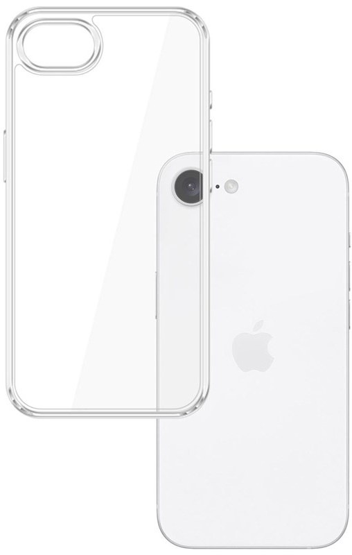 Kryt na mobil 3mk Armor Case na Apple iPhone 16e - priehľadný