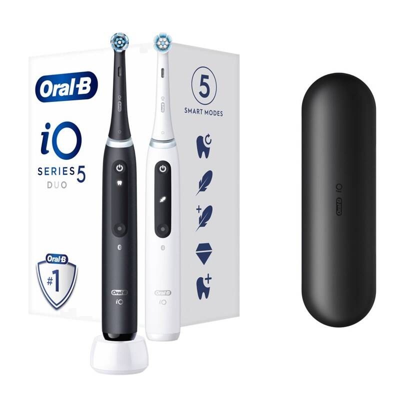 Zubná kefka Oral-B iO Series 5 Matt Black + Quite White DUO Pack