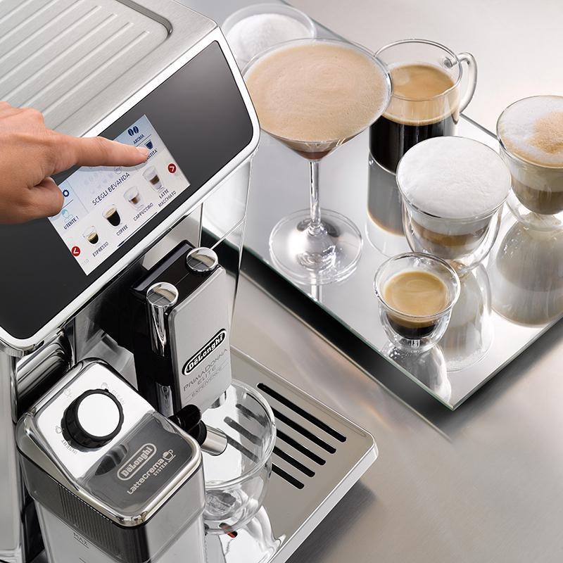 Automatický kávovar De'Longhi PrimaDonna Elite ECAM 650.85.MS strieborný Espresso De'Longhi ECAM 650.85.MS PrimaDonna Elite