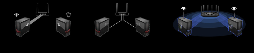 Wi-Fi adaptér TP-Link Archer TXE73E AXE5400 čierny OFDMA, MU-MIMO a viacsmerové antény poskytujú silný signál a efektívne spojenie pre viac zariadení