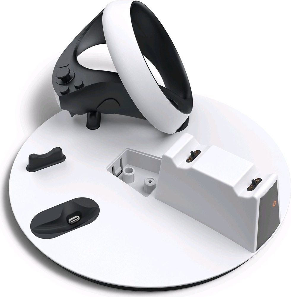 Dokovacia stanica KIWI design PSVR Charging stand čierna/biela Podstavec dokovacej stanice KIWI PSVR Charging stand