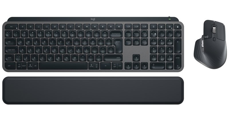 Klávesnica s myšou Logitech MX Keys S Combo, US layout - grafitová grafitová farba Klávesnica s myšou Logitech MX Keys S Combo, US layout - grafitová grafitová farba