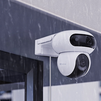 IP kamera EZVIZ PTZ/Dual H90 (4MP+4MP) biela EZVIZ PTZ/Dual H90 je vhodná na použitie vonku