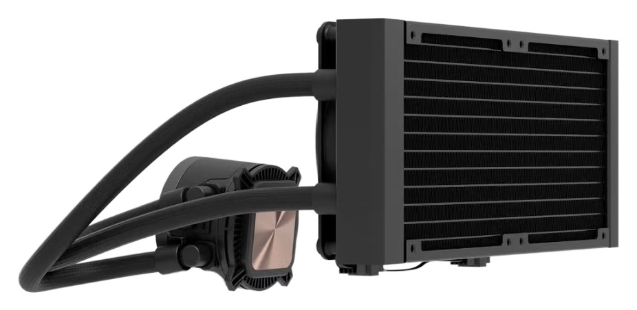 Vodný chladič FRACTAL DESIGN Radius 240 Black čierny Vodný chladič FRACTAL DESIGN Radius 240 s radiátorom, dvoma ventilátormi a pumpou