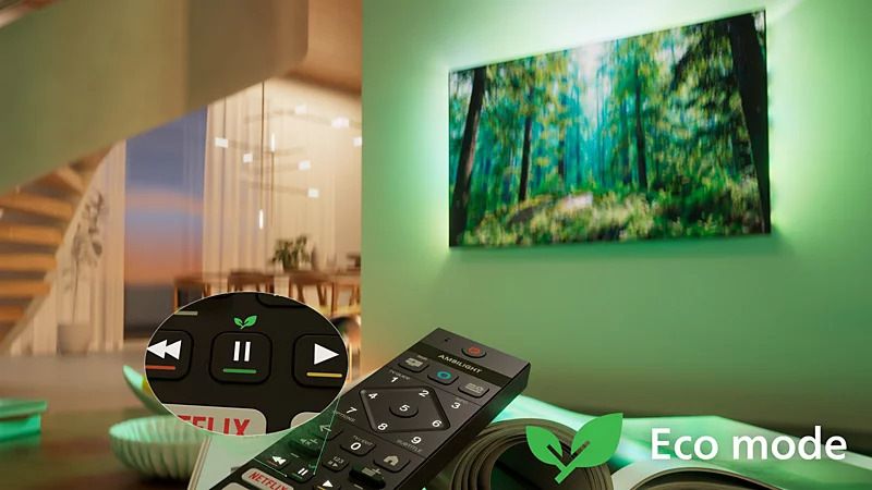 Televízor Philips 55PQS9011 Súčasťou je univerzálny diaľkový ovládač