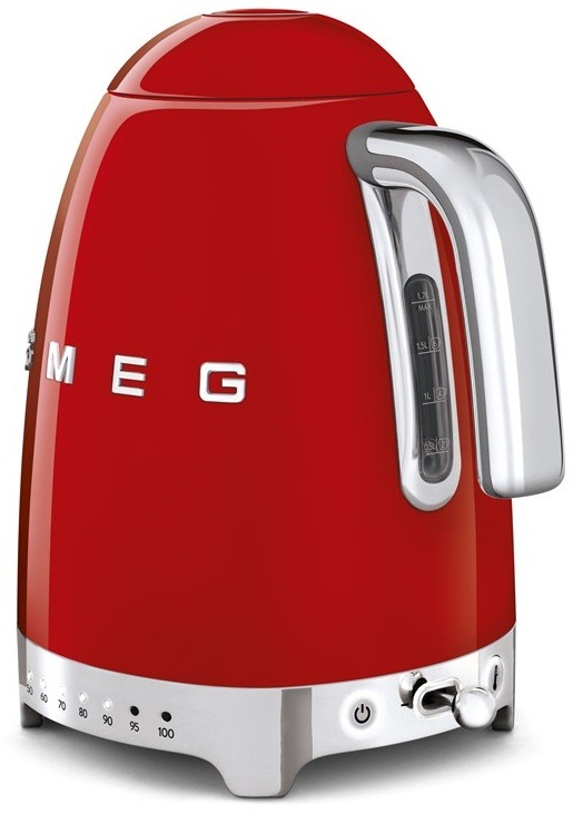 Rýchlovarná kanvica Smeg 50's Retro Style KLF04RDEU červená Rýchlovarná kanvica Smeg 50's Retro Style KLF04RDEU červená