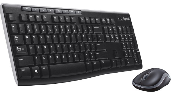 Klávesnica s myšou Logitech MK270 čierna