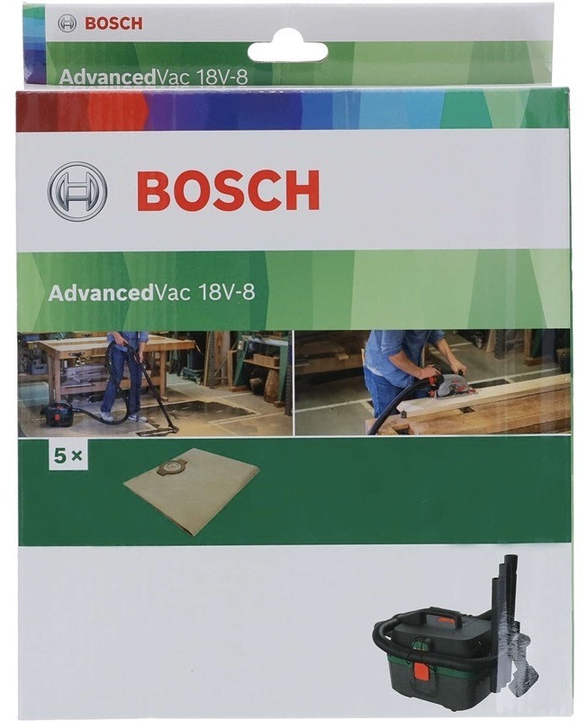 Vrecká do vysávača Bosch, 5 kusov, vysoko odolné