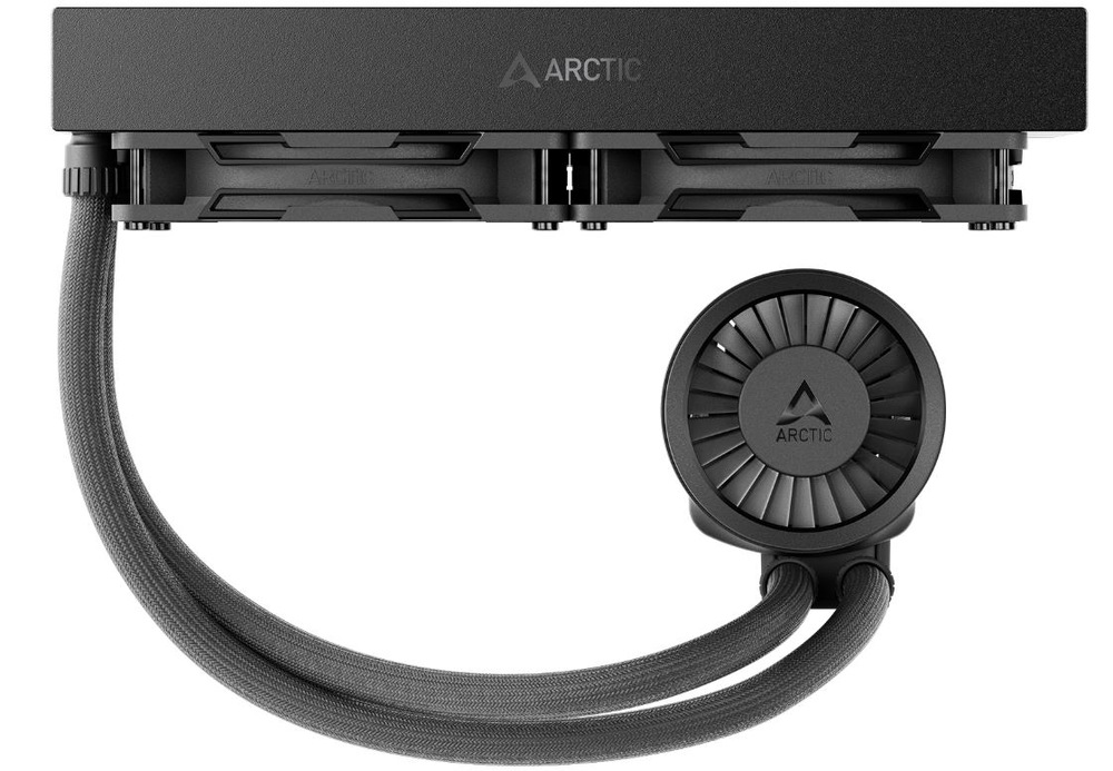 Vodný chladič Arctic Cooling Liquid Freezer III Pro 280 čierny Opletené káble Vodného chladiča Arctic Cooling Liquid Freezer III Pro 280″ width=