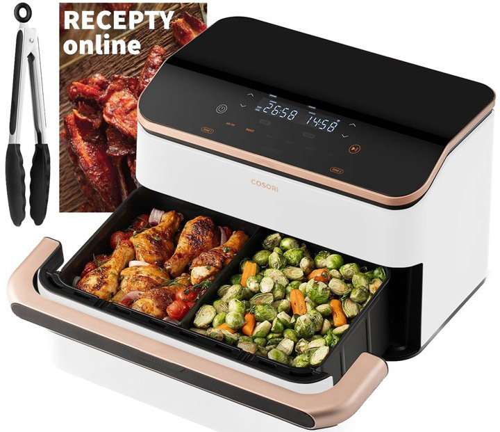 Fritéza teplovzdušná Cosori TF101S Dual Blaze TwinFry 10 l