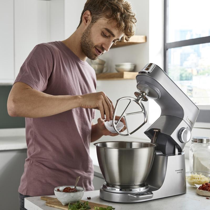 Kuchynský robot KENWOOD Titanium Chef Baker XL KVL85.704SI strieborný Kuchynský robot Kenwood KVL85.704SI