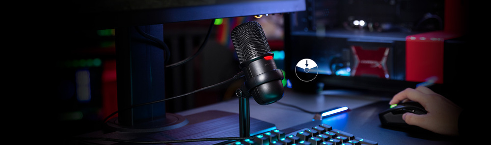 Mikrofón HyperX SoloCast čierny