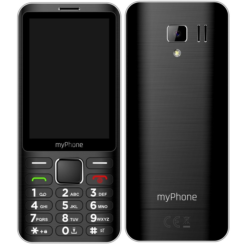 Mobilný telefón myPhone s dual SIM, čierna farba
