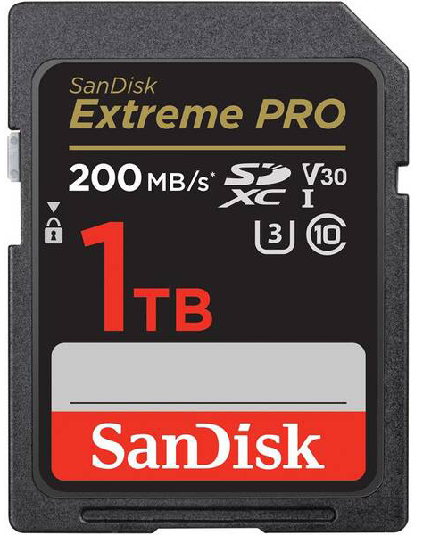 Pamäťová karta SANDISK SDXC Extreme Pro 1TB UHS-I U3 (200R/140W)