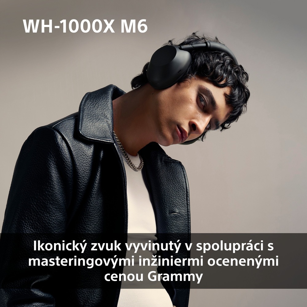 Sony WH-1000XM6, čierna