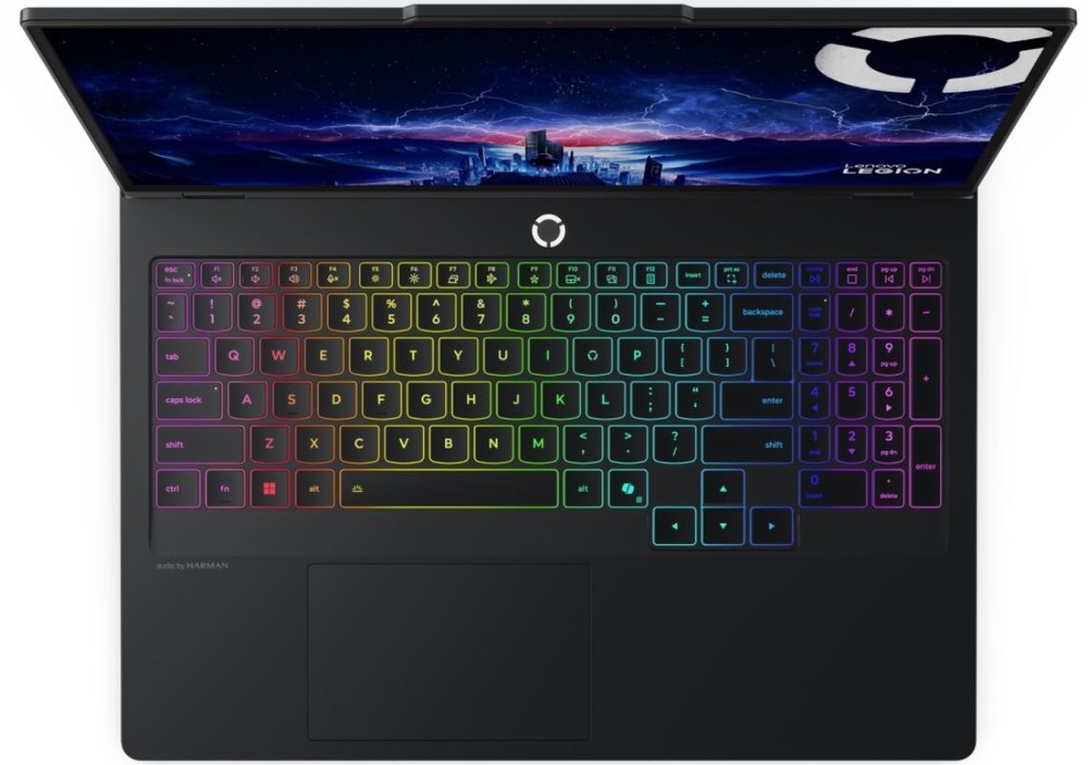 Notebook Lenovo Legion Pro 5 16IRX10 + Xbox Game Pass Premium na 2 mesiace zadarmo čierny RGB klávesnica notebooku Lenovo Legion Pro 5″ width=