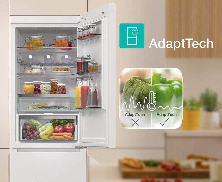 Gorenje chladnička NRB62C6W4WFE, biela, AdaptTech