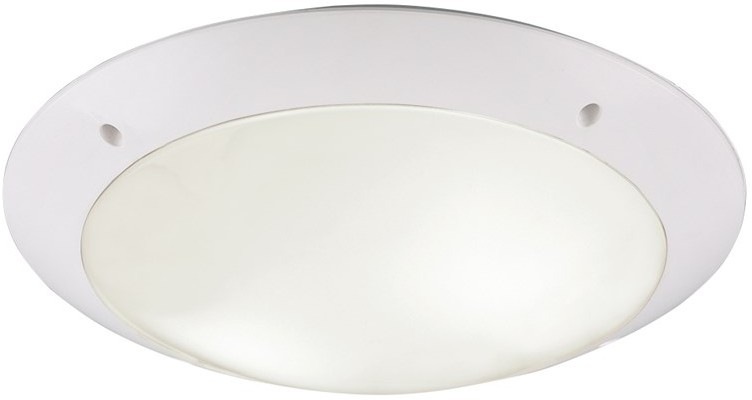 Stropné svietidlo Reality Camaro s priemerom 33 cm v bielej farbe